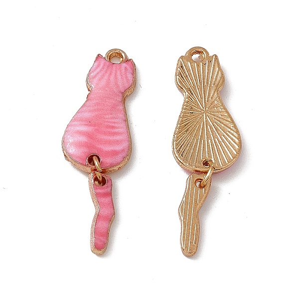 PandaHall Rack Plating Alloy Enamel Pendants, Light Gold, Cat Charm, Pink, 34x10x2mm, Hole: 1.5mm Alloy+Enamel Cat Shape Pink
PandaHall Rack Plating Alloy Enamel Pendants, Light Gold, Cat Charm, Pink, 34x10x2mm, Hole: 1.5mm Alloy+Enamel Cat Shape Pink