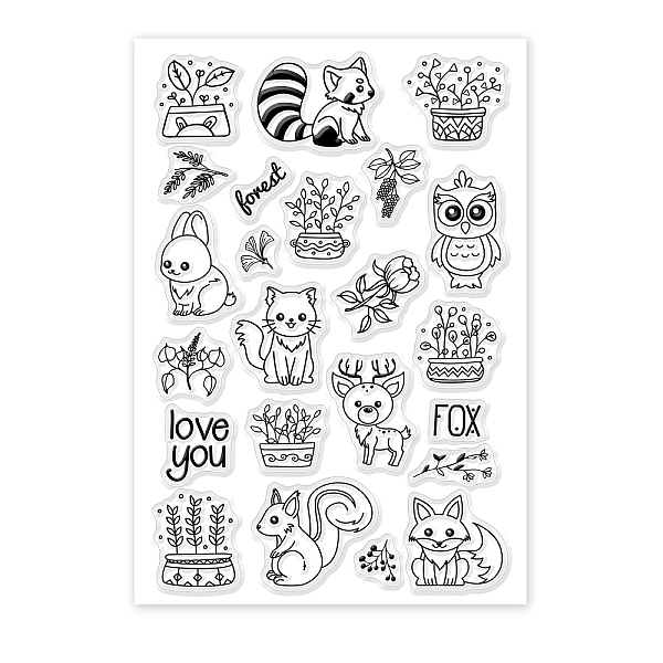 PandaHall PVC Plastic Stamps, for DIY Scrapbooking, Photo Album Decorative, Cards Making, Stamp Sheets, Animal Pattern, 16x11x0.3cm Plastic...
PandaHall PVC Plastic Stamps, for DIY Scrapbooking, Photo Album Decorative, Cards Making, Stamp Sheets, Animal Pattern, 16x11x0.3cm Plastic...