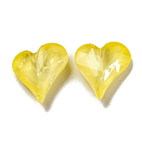 PandaHall Glass Rhinestone Cabochons, Point Back & Back Plated, Faceted, Heart, Jonquil, 12x12x5mm Glass Rhinestone Heart Yellow
PandaHall Glass Rhinestone Cabochons, Point Back & Back Plated, Faceted, Heart, Jonquil, 12x12x5mm Glass Rhinestone Heart Yellow