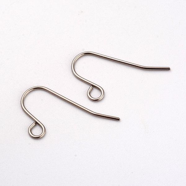 PandaHall 316L Surgical Stainless Steel Earring Hooks, Ear Wire, with Horizontal Loop, Stainless Steel Color, 12x19mm, Hole: 2mm, 20 Gauge...
PandaHall 316L Surgical Stainless Steel Earring Hooks, Ear Wire, with Horizontal Loop, Stainless Steel Color, 12x19mm, Hole: 2mm, 20 Gauge...