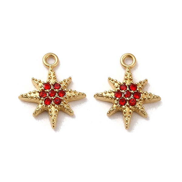 PandaHall 304 Stainless Steel Rhinestone Charms, Real 14K Gold Plated, Star Charm, Light Siam, 11.5x9.5x2mm, Hole: 1mm Stainless..., Red
PandaHall 304 Stainless Steel Rhinestone Charms, Real 14K Gold Plated, Star Charm, Light Siam, 11.5x9.5x2mm, Hole: 1mm Stainless..., Red