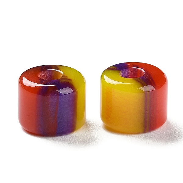 PandaHall Resin European Beads, Large Hole Beads, Column, Colorful, 13.5~14x17~17.5x17~17.5mm, Hole: 6mm Resin Column
PandaHall Resin European Beads, Large Hole Beads, Column, Colorful, 13.5~14x17~17.5x17~17.5mm, Hole: 6mm Resin Column