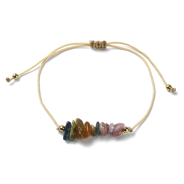 PandaHall Natural Tourmaline Chips Braided Bead Bracelets, Nylon Cords Adjustable Bracelet, Inner Diameter: 3-1/4 inch(8.1cm) Tourmaline...
PandaHall Natural Tourmaline Chips Braided Bead Bracelets, Nylon Cords Adjustable Bracelet, Inner Diameter: 3-1/4 inch(8.1cm) Tourmaline...