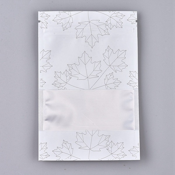 PandaHall Plastic Zip Lock Bags, Resealable Aluminum Foil Pouch, Food Storage Bags, Rectangle, Maple Leave Pattern, White, 15.1x10.1cm...
PandaHall Plastic Zip Lock Bags, Resealable Aluminum Foil Pouch, Food Storage Bags, Rectangle, Maple Leave Pattern, White, 15.1x10.1cm...