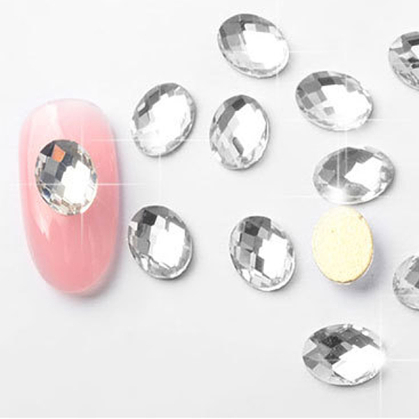 PandaHall Flat Back Glass Rhinestone Cabochons, Nail Art Decoration Accessories, Faceted, Oval, Crystal, 8x6mm, 10pcs/bag Rhinestone Oval..., Clear
PandaHall Flat Back Glass Rhinestone Cabochons, Nail Art Decoration Accessories, Faceted, Oval, Crystal, 8x6mm, 10pcs/bag Rhinestone Oval..., Clear