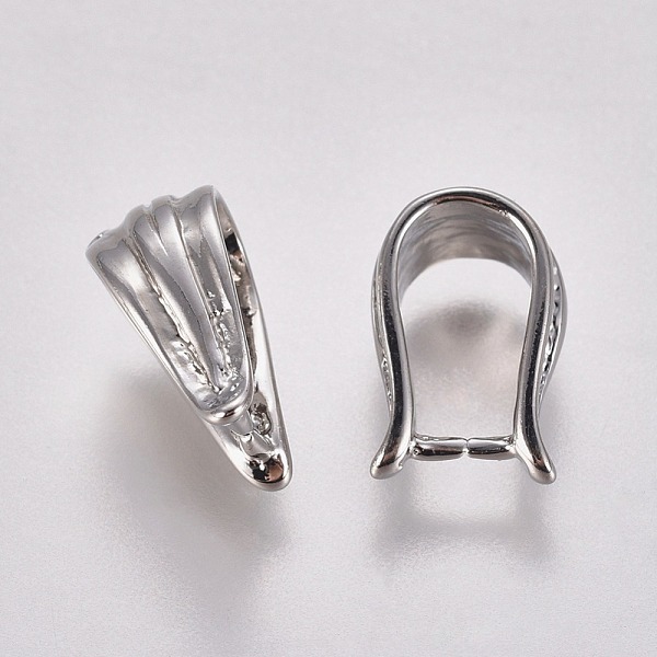 PandaHall Platinum Plated Brass Ice Pick Pinch Bails, about 7mm wide, 13mm long Brass
PandaHall Platinum Plated Brass Ice Pick Pinch Bails, about 7mm wide, 13mm long Brass