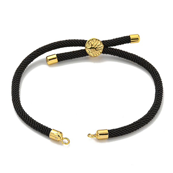 PandaHall Nylon Cords Bracelet Makings Fit for Connector Charms, with Golden Brass Tree Slider Beads, Long-Lasting Plated, Black, 8-5/8 inch...
PandaHall Nylon Cords Bracelet Makings Fit for Connector Charms, with Golden Brass Tree Slider Beads, Long-Lasting Plated, Black, 8-5/8 inch...