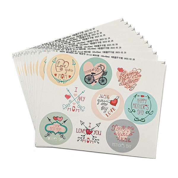 PandaHall Mother's Day Paper Sticker, Self-adhesion, for Suitcase, Skateboard, Refrigerator, Helmet, Mobile Phone Shell, Mixed Color, Round..., Multicolor
PandaHall Mother's Day Paper Sticker, Self-adhesion, for Suitcase, Skateboard, Refrigerator, Helmet, Mobile Phone Shell, Mixed Color, Round..., Multicolor