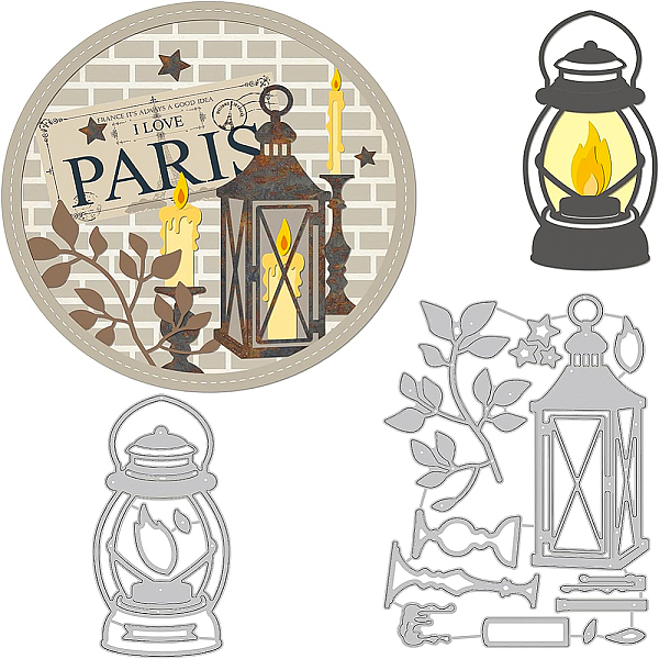 PandaHall BENECREAT 2Pcs Vintage Oil Lamp Pattern Carbon Steel Cutting Dies Stencils, 2 Styles Candle Metal Dies Cuts for DIY Scrapbooking...
PandaHall BENECREAT 2Pcs Vintage Oil Lamp Pattern Carbon Steel Cutting Dies Stencils, 2 Styles Candle Metal Dies Cuts for DIY Scrapbooking...