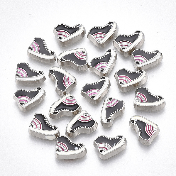 PandaHall Alloy Enamel Cabochons, Fit Floating Locket Charms, Shoe, Black, Platinum, 6x8x2mm Alloy+Enamel Shoes Black
PandaHall Alloy Enamel Cabochons, Fit Floating Locket Charms, Shoe, Black, Platinum, 6x8x2mm Alloy+Enamel Shoes Black