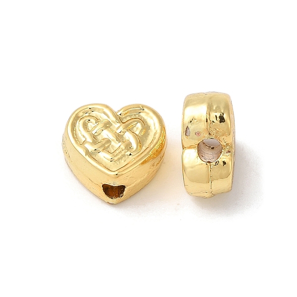 PandaHall Rack Plating Brass Beads, Cadmium Free & Lead Free, Heart, Real 18K Gold Plated, 6.7x7.6x3.7mm, Hole: 1.5mm Brass Heart
PandaHall Rack Plating Brass Beads, Cadmium Free & Lead Free, Heart, Real 18K Gold Plated, 6.7x7.6x3.7mm, Hole: 1.5mm Brass Heart