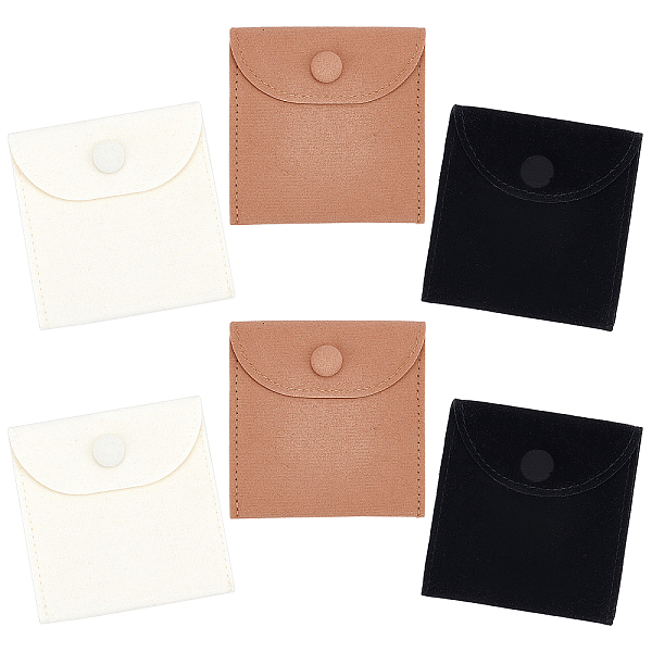 PandaHall GORGECRAFT 3 Colors 6PCS Velvet Wedding Ring Case Slim Engagement Pouch Bride & Groom Jewelry Storage Handmade with Snap Button..., Multicolor
PandaHall GORGECRAFT 3 Colors 6PCS Velvet Wedding Ring Case Slim Engagement Pouch Bride & Groom Jewelry Storage Handmade with Snap Button..., Multicolor