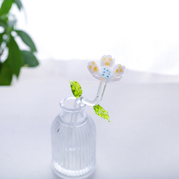 PandaHall Handmade Glass Flower Decoration, Glass Vase Arrangement Ornament, PapayaWhip, 165x37mm Glass Flower Orange
PandaHall Handmade Glass Flower Decoration, Glass Vase Arrangement Ornament, PapayaWhip, 165x37mm Glass Flower Orange