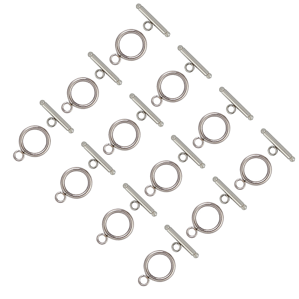 PandaHall UNICRAFTALE 30 Sets 304 Stainless Steel Ring Toggle Clasps IQ Toggle Clasps & Tbar Clasps Metal Material Ring Toggle Connectors...
PandaHall UNICRAFTALE 30 Sets 304 Stainless Steel Ring Toggle Clasps IQ Toggle Clasps & Tbar Clasps Metal Material Ring Toggle Connectors...