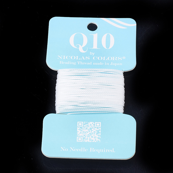 PandaHall DIY Jewelry Findings, Nylon Thread, White, 0.1mm, about 6m/roll Nylon White
PandaHall DIY Jewelry Findings, Nylon Thread, White, 0.1mm, about 6m/roll Nylon White