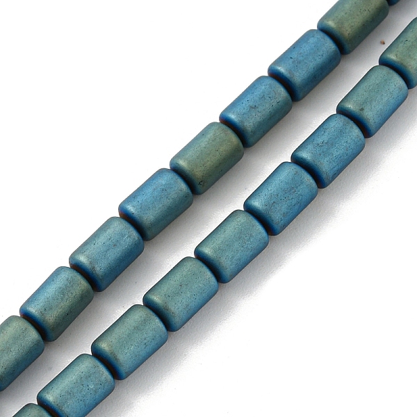PandaHall Electroplated Synthetic Non-magnetic Hematite Beads Strands, Frosted, Column, Green Plated, 3.7~3.8x5.8~5.9mm, Hole: 0.8mm, about...
PandaHall Electroplated Synthetic Non-magnetic Hematite Beads Strands, Frosted, Column, Green Plated, 3.7~3.8x5.8~5.9mm, Hole: 0.8mm, about...