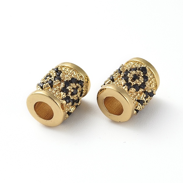 PandaHall Brass Micro Pave Cubic Zirconia Beads, Column, Black, Golden, 7.5x6mm, Hole: 2.5mm Brass+Cubic Zirconia Column Black
PandaHall Brass Micro Pave Cubic Zirconia Beads, Column, Black, Golden, 7.5x6mm, Hole: 2.5mm Brass+Cubic Zirconia Column Black
