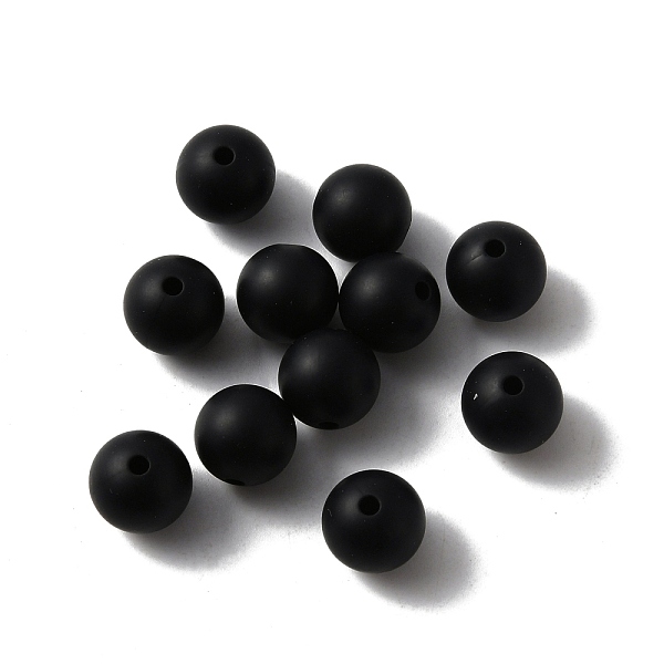 PandaHall Silicone Beads, DIY Nursing Necklaces and Bracelets Making, Chewing Pendants For Teethers, Round, Black, 12x11mm, Hole: 2mm...
PandaHall Silicone Beads, DIY Nursing Necklaces and Bracelets Making, Chewing Pendants For Teethers, Round, Black, 12x11mm, Hole: 2mm...