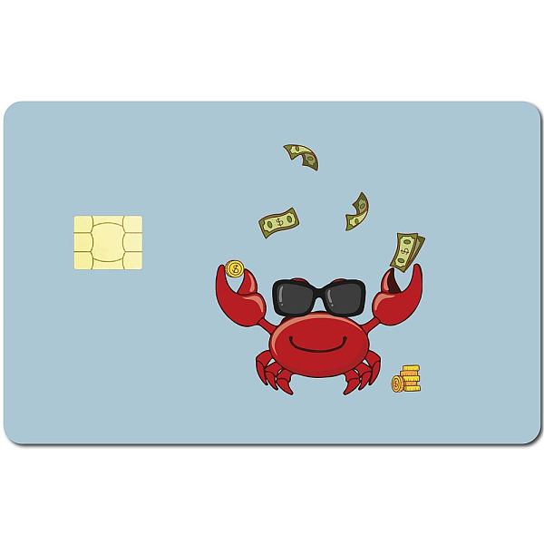 PandaHall Rectangle PVC Plastic Waterproof Card Stickers, Self-adhesion Card Skin for Bank Card Decor, Crab, 186.3x137.3mm Plastic Crab
PandaHall Rectangle PVC Plastic Waterproof Card Stickers, Self-adhesion Card Skin for Bank Card Decor, Crab, 186.3x137.3mm Plastic Crab