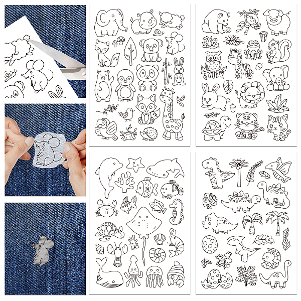 PandaHall 4 Sheets 11.6x8.2 Inch Stick and Stitch Embroidery Patterns, Non-woven Fabrics Water Soluble Embroidery Stabilizers, 297x210mmm...
PandaHall 4 Sheets 11.6x8.2 Inch Stick and Stitch Embroidery Patterns, Non-woven Fabrics Water Soluble Embroidery Stabilizers, 297x210mmm...