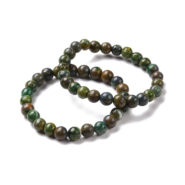 PandaHall Natural Gemstone Stretch Beaded Bracelets, Round, Inner Diameter: 2-1/8 inch(5.5cm), Beads: 8~9mm Other Jade
PandaHall Natural Gemstone Stretch Beaded Bracelets, Round, Inner Diameter: 2-1/8 inch(5.5cm), Beads: 8~9mm Other Jade