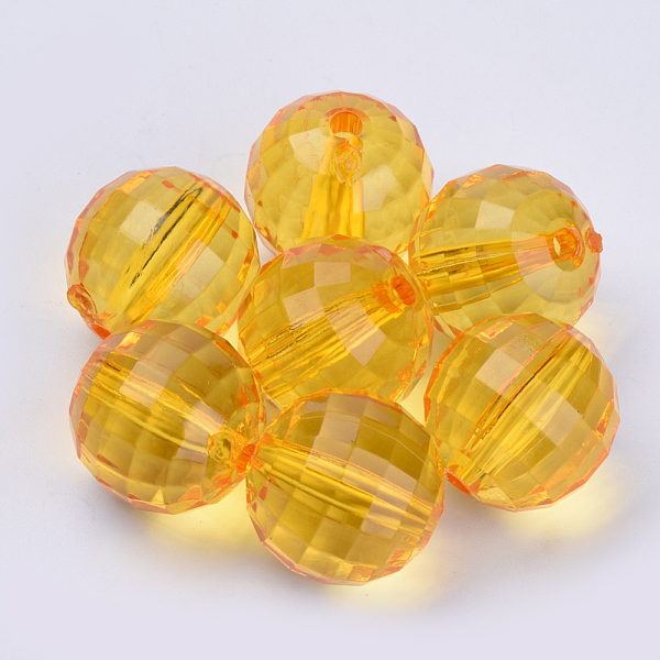 PandaHall Transparent Acrylic Beads, Faceted, Round, Orange, 10x10mm, Hole: 1.9mm, about 878pcs/500g Acrylic Round Orange
PandaHall Transparent Acrylic Beads, Faceted, Round, Orange, 10x10mm, Hole: 1.9mm, about 878pcs/500g Acrylic Round Orange