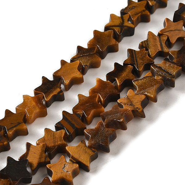 PandaHall Natural Tiger Eye Beads Strands, Star, 6x5.5x2mm, Hole: 0.8mm, about 75pcs/strand, 14.57 inch(37cm) Tiger Eye Star
PandaHall Natural Tiger Eye Beads Strands, Star, 6x5.5x2mm, Hole: 0.8mm, about 75pcs/strand, 14.57 inch(37cm) Tiger Eye Star