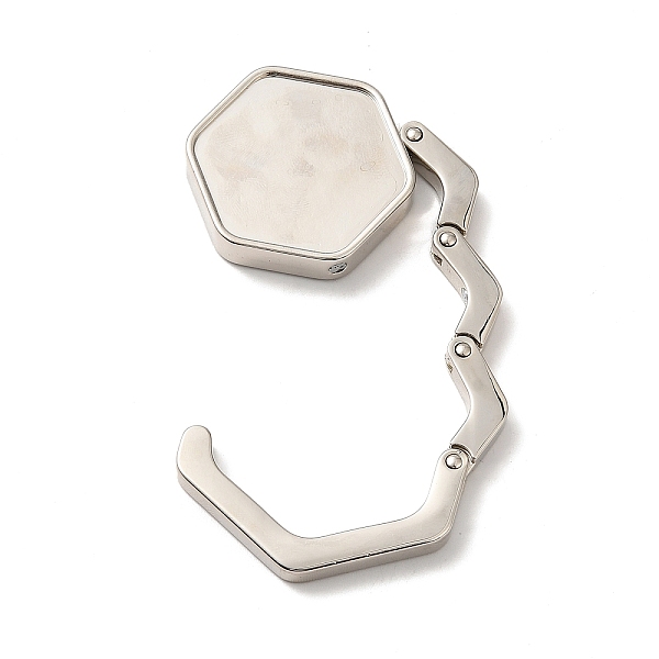 PandaHall Zinc Alloy Bag Hangers, Foldable Purse Hooks, with Brass Nail, Hexagon, Platinum, 4.5x5.05x0.7cm, Inner Diameter: 3.5x3.15cm Alloy...
PandaHall Zinc Alloy Bag Hangers, Foldable Purse Hooks, with Brass Nail, Hexagon, Platinum, 4.5x5.05x0.7cm, Inner Diameter: 3.5x3.15cm Alloy...