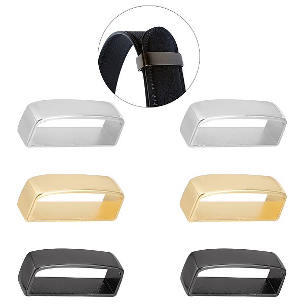 PandaHall WADORN® 6Pcs 6 Style Zinc Alloy Loop Keepers, Men's Belt Buckle, Rectangle, Mixed Color, 39~43.5x10.5~11.5x16.5~18.5mm...
PandaHall WADORN® 6Pcs 6 Style Zinc Alloy Loop Keepers, Men's Belt Buckle, Rectangle, Mixed Color, 39~43.5x10.5~11.5x16.5~18.5mm...
