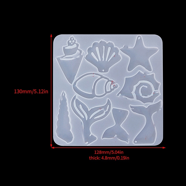 PandaHall DIY Food Grade Silicone Pendant Molds, Decoration Making, Resin Casting Molds, For UV Resin, Epoxy Resin Jewelry Making, White...
PandaHall DIY Food Grade Silicone Pendant Molds, Decoration Making, Resin Casting Molds, For UV Resin, Epoxy Resin Jewelry Making, White...