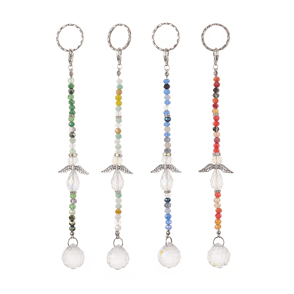 PandaHall Angel & Teardrop Clear Glass Suncatchers, with Colorful Glass Bead, Wall Pendant Hanging Ornament for Home Garden Decoration..., Multicolor
PandaHall Angel & Teardrop Clear Glass Suncatchers, with Colorful Glass Bead, Wall Pendant Hanging Ornament for Home Garden Decoration..., Multicolor