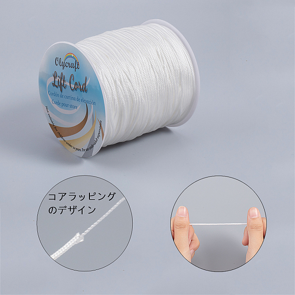 PandaHall Olycraft Polyester Thread, White, 1.5mm, about 140m/roll Polyester White
PandaHall Olycraft Polyester Thread, White, 1.5mm, about 140m/roll Polyester White