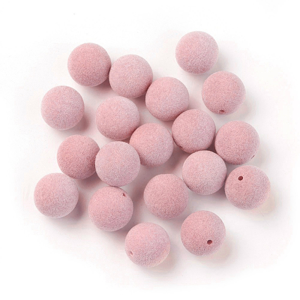 PandaHall Flocky Acrylic Beads, Half Drilled, Round, Pink, 8mm, Hole: 1.4mm Acrylic Round Pink
PandaHall Flocky Acrylic Beads, Half Drilled, Round, Pink, 8mm, Hole: 1.4mm Acrylic Round Pink