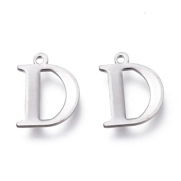 PandaHall 304 Stainless Steel Charms, Laser Cut, Alphabet, Stainless Steel Color, Letter.D, 12x9.5x0.8mm, Hole: 1mm 304 Stainless Steel...
PandaHall 304 Stainless Steel Charms, Laser Cut, Alphabet, Stainless Steel Color, Letter.D, 12x9.5x0.8mm, Hole: 1mm 304 Stainless Steel...