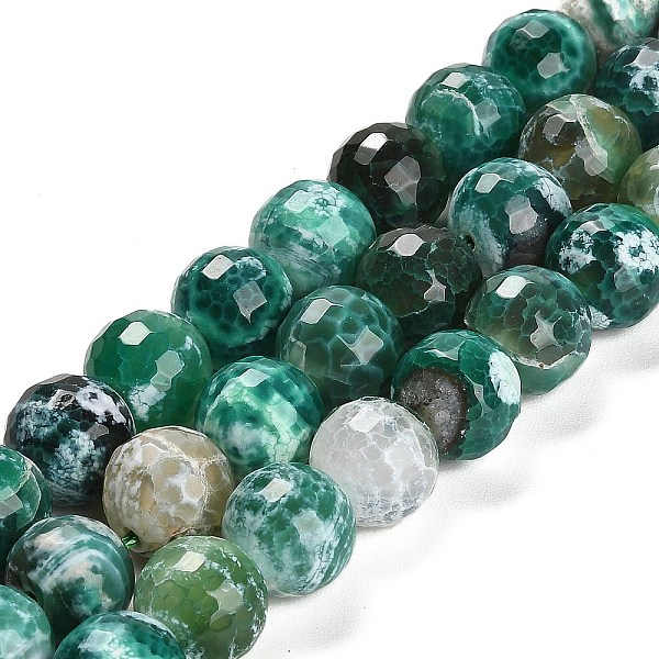 PandaHall Natural Fire Crackle Agate Beads Strands, Dyed & Heated, Round, Faceted, Dark Cyan, 13.5~14mm, Hole: 1.4mm, about 28~29pcs/strand...
PandaHall Natural Fire Crackle Agate Beads Strands, Dyed & Heated, Round, Faceted, Dark Cyan, 13.5~14mm, Hole: 1.4mm, about 28~29pcs/strand...