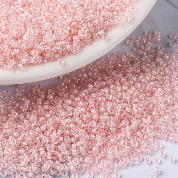 PandaHall MIYUKI Round Rocailles Beads, Japanese Seed Beads, (RR203) Pink Lined Crystal, 15/0, 1.5mm, Hole: 0.7mm, about 5555pcs/bottle...
PandaHall MIYUKI Round Rocailles Beads, Japanese Seed Beads, (RR203) Pink Lined Crystal, 15/0, 1.5mm, Hole: 0.7mm, about 5555pcs/bottle...