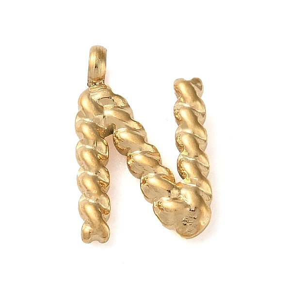 PandaHall 316 Surgical Stainless Steel Pendants & Charms, Golden, Letter N, 13.5x8.5x2mm, Hole: 2mm 316 Surgical Stainless Steel Letter N
PandaHall 316 Surgical Stainless Steel Pendants & Charms, Golden, Letter N, 13.5x8.5x2mm, Hole: 2mm 316 Surgical Stainless Steel Letter N