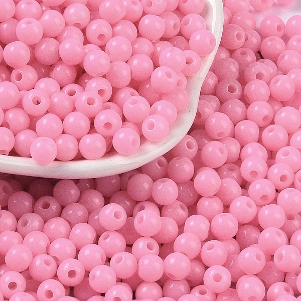 PandaHall Opaque Acrylic Beads, Round, Pearl Pink, 5x4mm, Hole: 1.6mm, about 12500pcs/500g Acrylic Round
PandaHall Opaque Acrylic Beads, Round, Pearl Pink, 5x4mm, Hole: 1.6mm, about 12500pcs/500g Acrylic Round