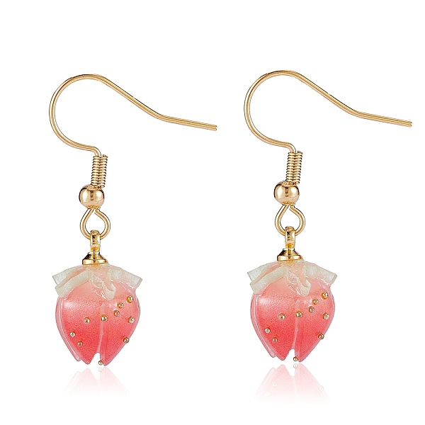 PandaHall 3D Resin Flower Dangle Earrings, Real 18K Gold Plated 304 Stainless Steel Jewelry for Women, Coral, 31mm, Pin: 0.7mm Resin Red
PandaHall 3D Resin Flower Dangle Earrings, Real 18K Gold Plated 304 Stainless Steel Jewelry for Women, Coral, 31mm, Pin: 0.7mm Resin Red