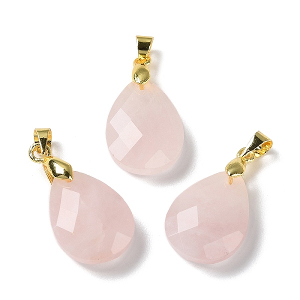PandaHall Natural Rose Quartz Pendants, Teardrop Charms, Faceted, with Ion Plating(IP) Golden Plated Brass Findings, 18x13x6mm, Hole...
PandaHall Natural Rose Quartz Pendants, Teardrop Charms, Faceted, with Ion Plating(IP) Golden Plated Brass Findings, 18x13x6mm, Hole...