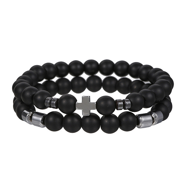 PandaHall Volcano Stone Black Matte Black Gallstone Wood Beads Bracelet Set Combination Hip Hop Elastic Bracelet Bracelet Bracelet Natural...
PandaHall Volcano Stone Black Matte Black Gallstone Wood Beads Bracelet Set Combination Hip Hop Elastic Bracelet Bracelet Bracelet Natural...