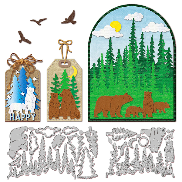 PandaHall GLOBLELAND Forest Bear Bird Cutting Dies for Card Making Metal Die Cuts Tree Cutting Dies Templates for Scrapbooking Journal...
PandaHall GLOBLELAND Forest Bear Bird Cutting Dies for Card Making Metal Die Cuts Tree Cutting Dies Templates for Scrapbooking Journal...