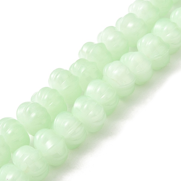 PandaHall Opaque Normal Glass Beads, Pumpkin, Pale Green, 9x11x12mm, Hole: 1.2mm, about 74pcs/strand, 23.23 inch(59cm) Glass Pumpkin
PandaHall Opaque Normal Glass Beads, Pumpkin, Pale Green, 9x11x12mm, Hole: 1.2mm, about 74pcs/strand, 23.23 inch(59cm) Glass Pumpkin