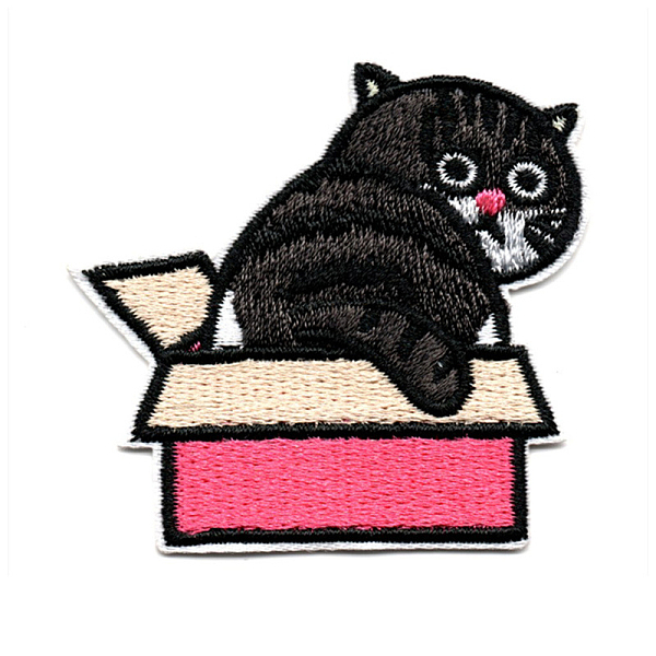 PandaHall Computerized Embroidery Cloth Iron on/Sew on Patches, Costume Accessories, Appliques, Cat with Box, Black, 50x53mm Cloth Cat Shape...
PandaHall Computerized Embroidery Cloth Iron on/Sew on Patches, Costume Accessories, Appliques, Cat with Box, Black, 50x53mm Cloth Cat Shape...