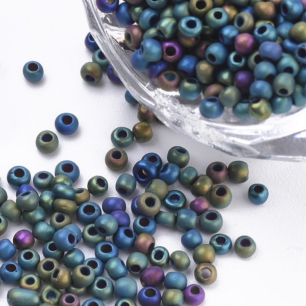 PandaHall Glass Seed Beads, Frosted Style, Metallic, Round, Teal, 2.3x1.5mm, Hole: 0.8mm, about 30000pcs/bag, about 450g/bag Glass Cyan
PandaHall Glass Seed Beads, Frosted Style, Metallic, Round, Teal, 2.3x1.5mm, Hole: 0.8mm, about 30000pcs/bag, about 450g/bag Glass Cyan