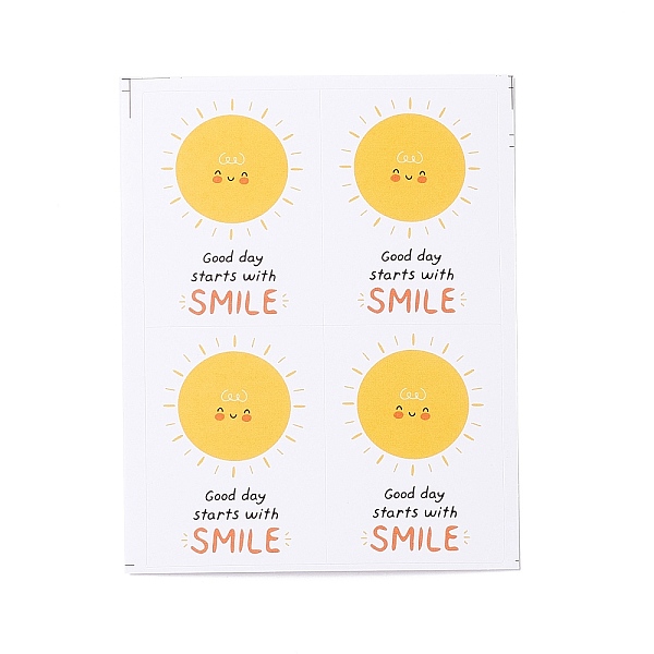 PandaHall Rectangle Paper Stickers, Adhesive Label Stickers, Word with Cartoon Pattern, Sun Pattern, 8.3~10.6x6.6~6.7x0.01cm, 48pcs/bag...
PandaHall Rectangle Paper Stickers, Adhesive Label Stickers, Word with Cartoon Pattern, Sun Pattern, 8.3~10.6x6.6~6.7x0.01cm, 48pcs/bag...