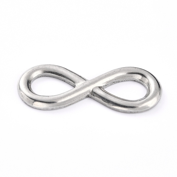 PandaHall 304 Stainless Steel Links Connectors, Infinity, Stainless Steel Color, 15x36x2mm, Hole: 11x8mm 304 Stainless Steel Infinity
PandaHall 304 Stainless Steel Links Connectors, Infinity, Stainless Steel Color, 15x36x2mm, Hole: 11x8mm 304 Stainless Steel Infinity