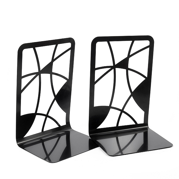 PandaHall Recrtangle Non-Skid Iron Bookend Display Stands, Desktop Heavy Duty Metal Book Stopper for Shelves, Black, Geometric Pattern...
PandaHall Recrtangle Non-Skid Iron Bookend Display Stands, Desktop Heavy Duty Metal Book Stopper for Shelves, Black, Geometric Pattern...