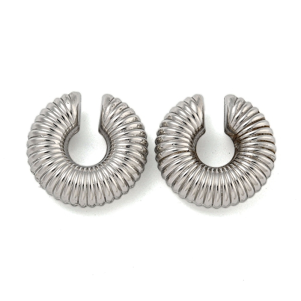 PandaHall Spiral Rings 304 Stainless Steel Cuff Earrings for Women, Stainless Steel Color, 29x30x10mm 304 Stainless Steel Ring
PandaHall Spiral Rings 304 Stainless Steel Cuff Earrings for Women, Stainless Steel Color, 29x30x10mm 304 Stainless Steel Ring