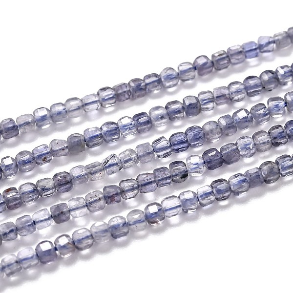 PandaHall Natural Iolite/Cordierite/Dichroite Beads Strands, Faceted, Cube, 2x2x2mm, Hole: 0.3mm, about 180pcs/strand, 15.35 inch(39cm)...
PandaHall Natural Iolite/Cordierite/Dichroite Beads Strands, Faceted, Cube, 2x2x2mm, Hole: 0.3mm, about 180pcs/strand, 15.35 inch(39cm)...
